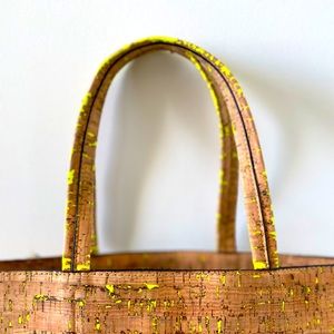 Neon and Cork Tote
